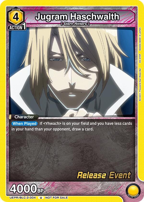 Jugram Haschwalth (UEPR/BLC-2-004) [UEX01BT: BLEACH: Thousand-Year Blood War Vol.2 Release Event Cards]