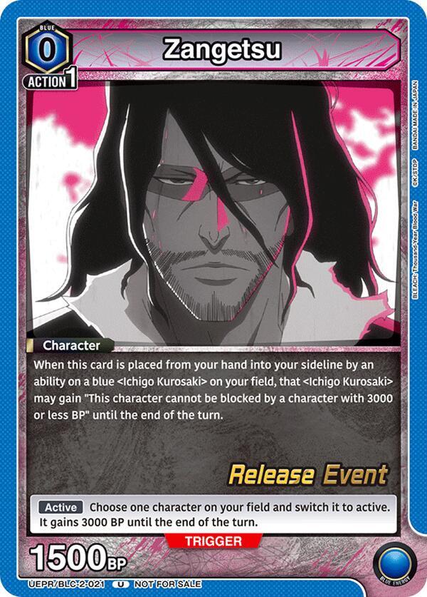 Zangetsu (UEPR/BLC-2-021) [UEX01BT: BLEACH: Thousand-Year Blood War Vol.2 Release Event Cards]