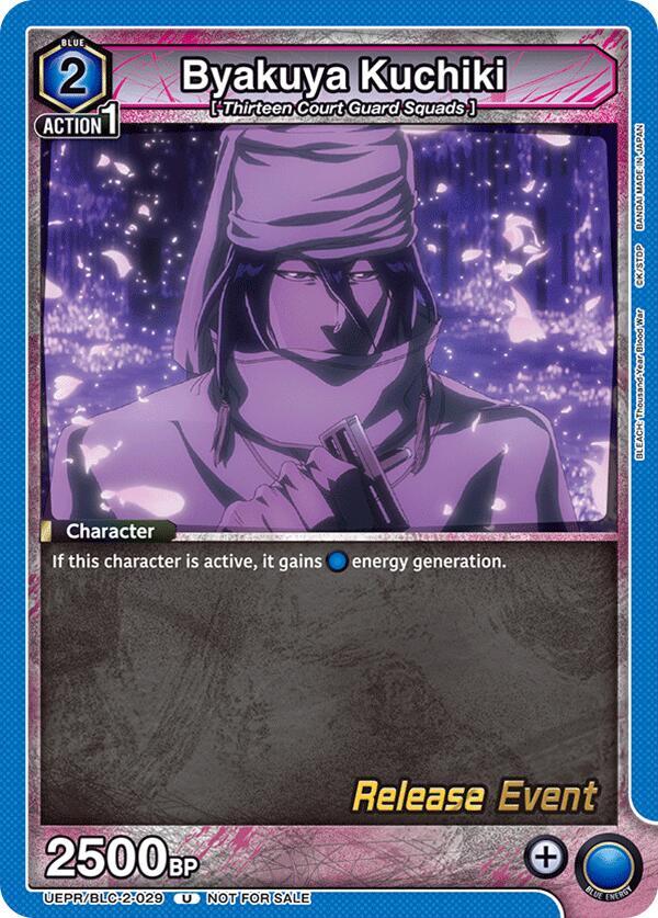 Byakuya Kuchiki (029) (UEPR/BLC-2-029) [UEX01BT: BLEACH: Thousand-Year Blood War Vol.2 Release Event Cards]