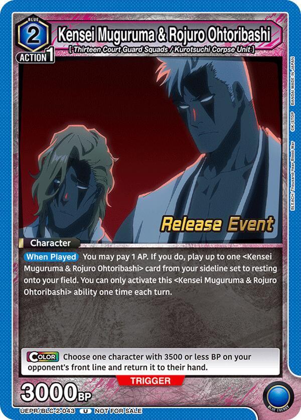 Kensei Muguruma & Rojuro Ohtoribashi (UEPR/BLC-2-043) [UEX01BT: BLEACH: Thousand-Year Blood War Vol.2 Release Event Cards]