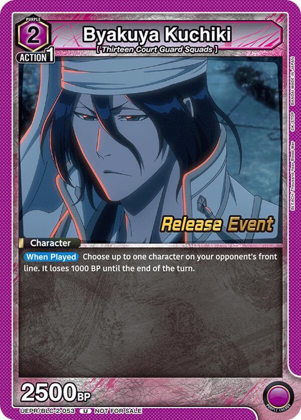 Byakuya Kuchiki (053) (UEPR/BLC-2-053) [UEX01BT: BLEACH: Thousand-Year Blood War Vol.2 Release Event Cards]