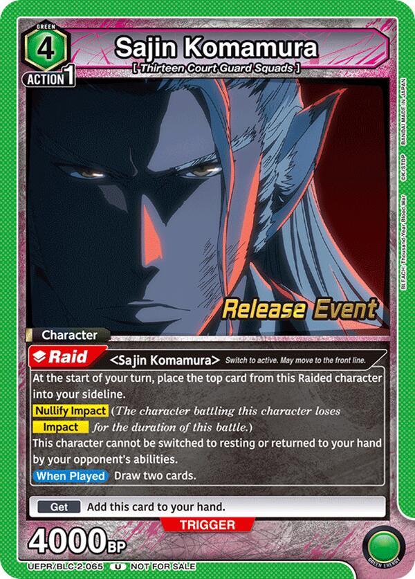 Sajin Komamura (UEPR/BLC-2-065) [UEX01BT: BLEACH: Thousand-Year Blood War Vol.2 Release Event Cards]