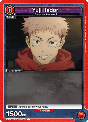 Yuji Itadori (3-040) (Box Topper Foil) (UEX02BT/JJK-3-040) [UEX02BT: Jujutsu Kaisen Vol.2] (English)