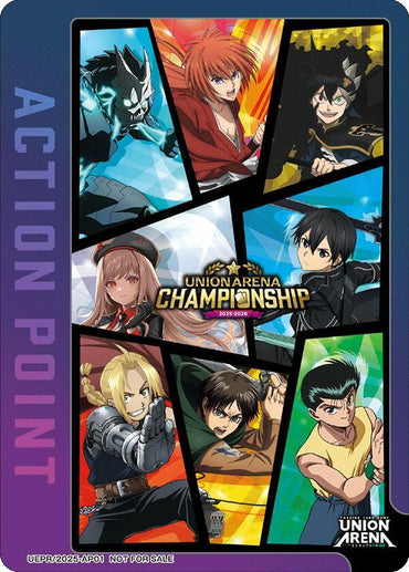 Action Point Card (AP01) (Regionals 25-26) (UEPR/2025-AP01) [Union Arena Promotion Cards]