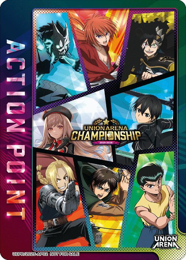 Action Point Card (AP02) (Regionals 25-26) (UEPR/2025-AP02) [Union Arena Promotion Cards]