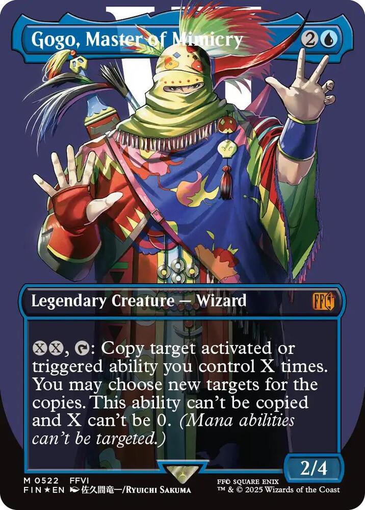 Gogo, Master of Mimicry (Borderless) (Surge Foil) [FINAL FANTASY]