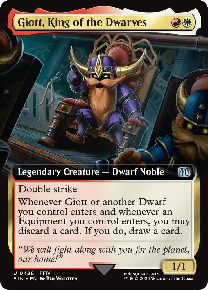 Giott, King of the Dwarves (Extended Art) [FINAL FANTASY]