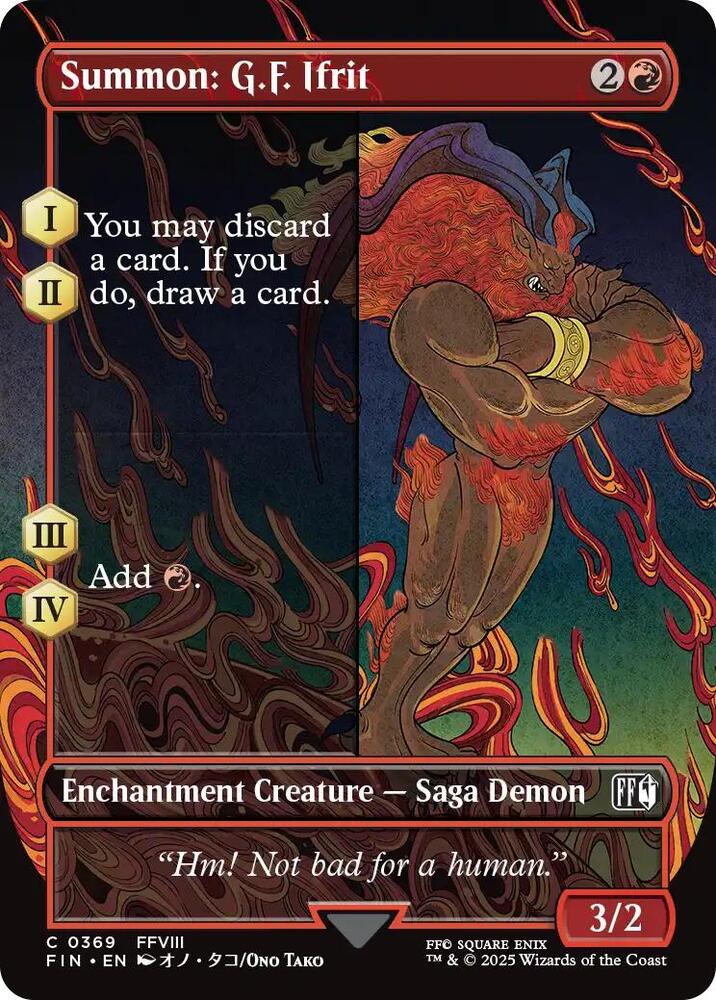 Summon: G.F. Ifrit (Borderless) [FINAL FANTASY]