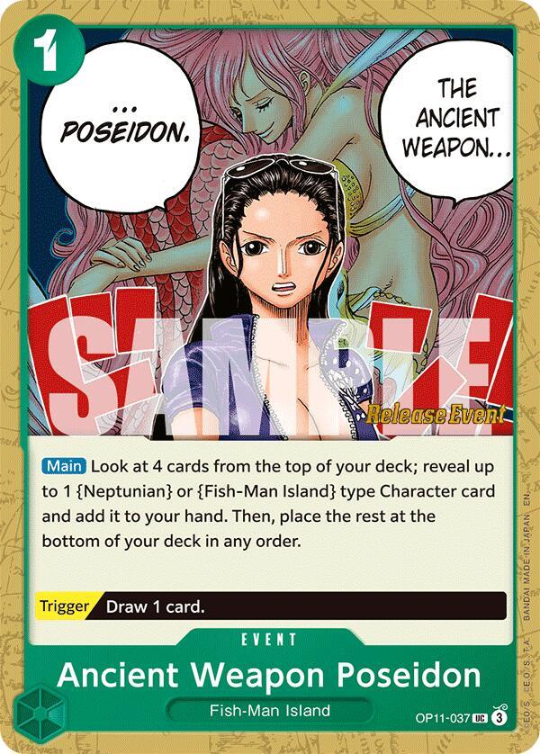 Ancient Weapon Poseidon [A Fist of Divine Speed Release Event Cards]