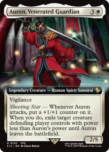 Auron, Venerated Guardian (Extended Art) [FINAL FANTASY Commander]