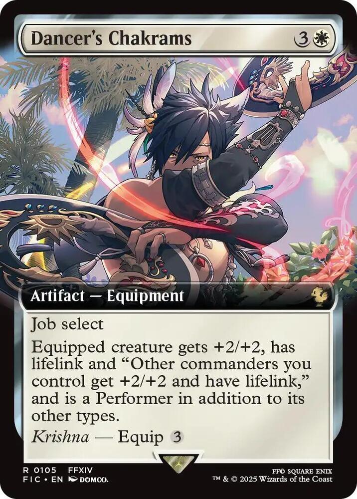 Dancer's Chakrams (Extended Art) [FINAL FANTASY Commander]