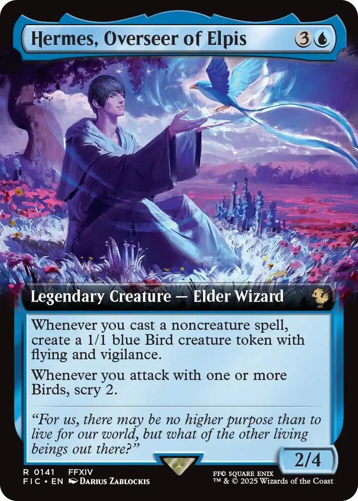 Hermes, Overseer of Elpis (Extended Art) [FINAL FANTASY Commander]