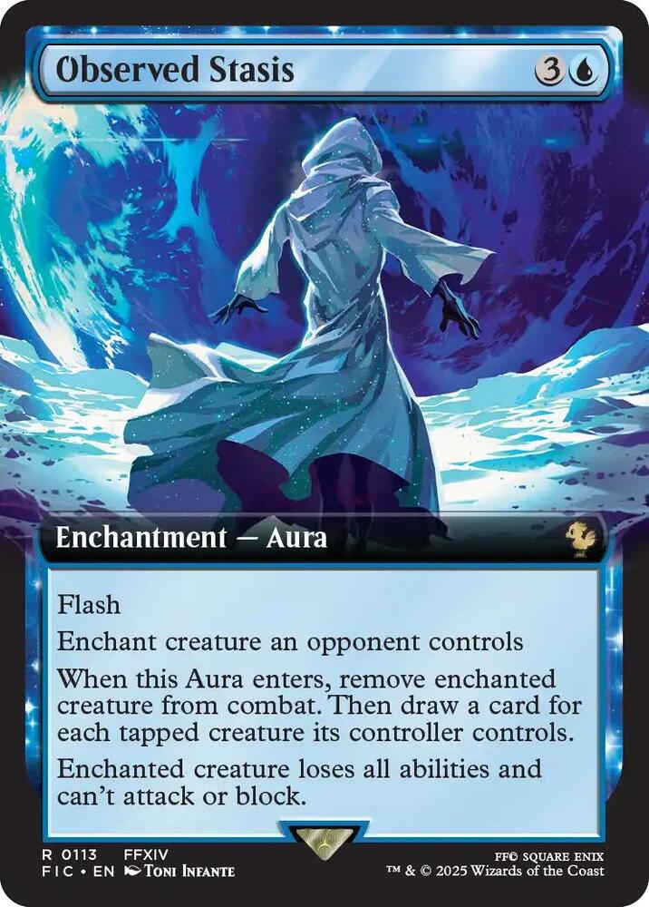 Observed Stasis (Extended Art) [FINAL FANTASY Commander]