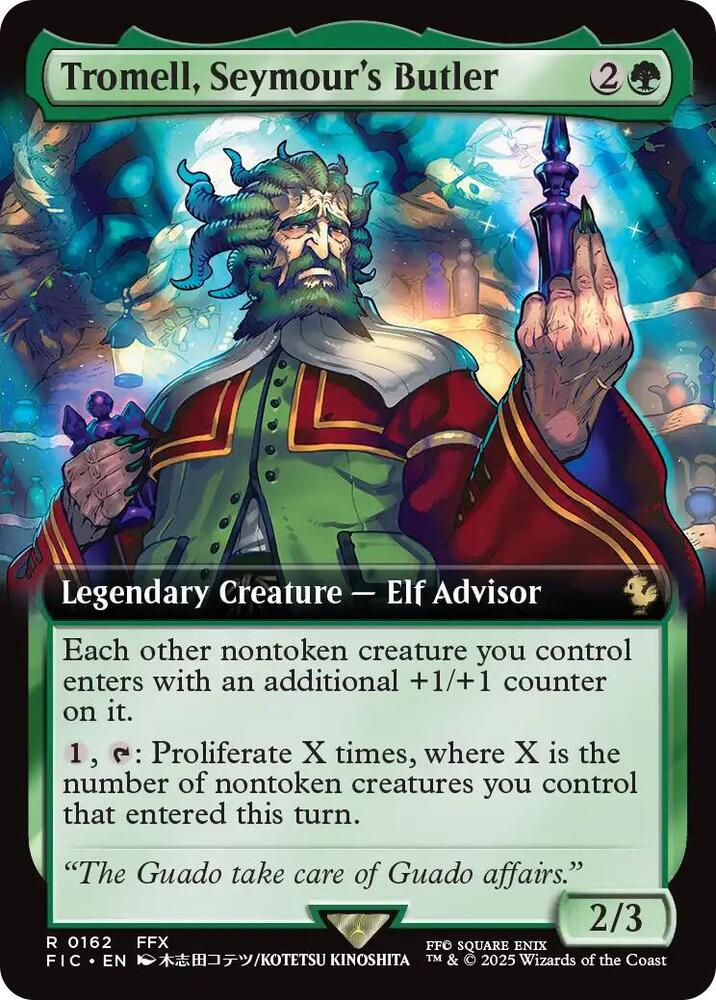 Tromell, Seymour's Butler (Extended Art) [FINAL FANTASY Commander]