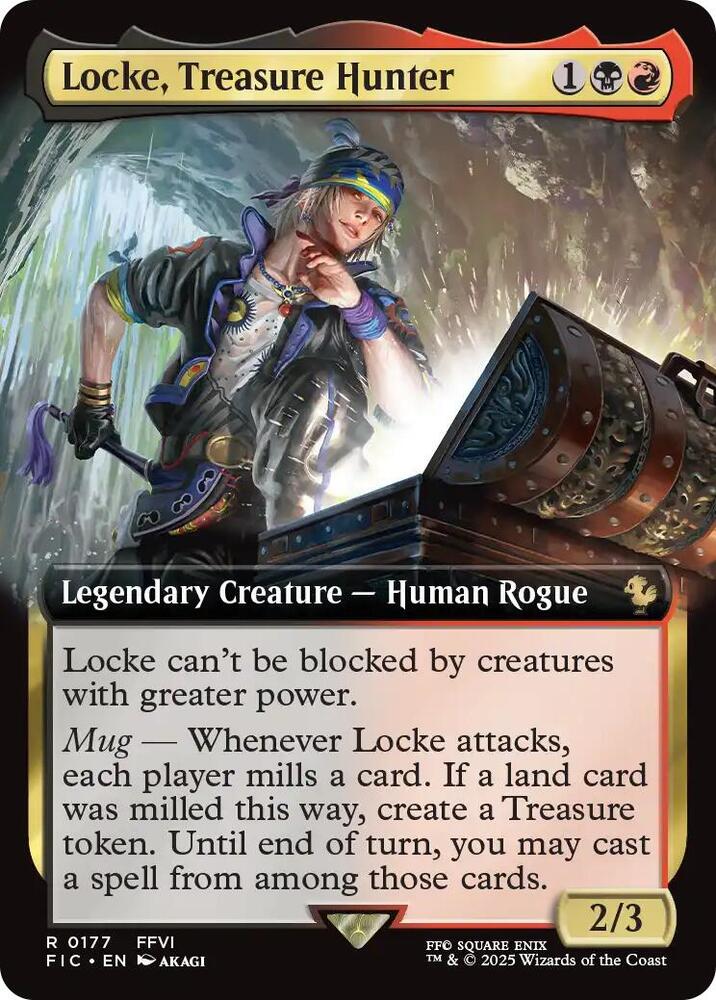 Locke, Treasure Hunter (Extended Art) [FINAL FANTASY Commander]