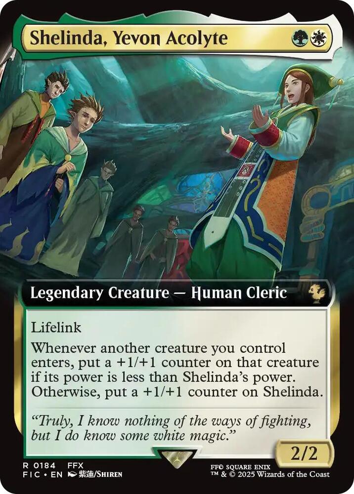 Shelinda, Yevon Acolyte (Extended Art) [FINAL FANTASY Commander]