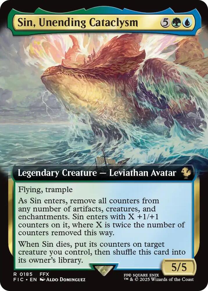Sin, Unending Cataclysm (Extended Art) [FINAL FANTASY Commander]