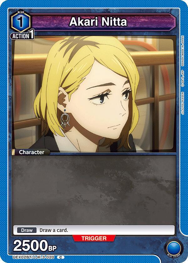 Akari Nitta (UEX02BT/JJK-3-020) [UEX02BT: Jujutsu Kaisen Vol.2] (English)