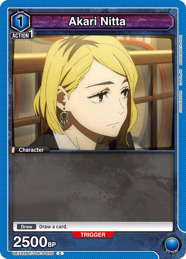 Akari Nitta (UEX02BT/JJK-3-020) [UEX02BT: Jujutsu Kaisen Vol.2] (English)
