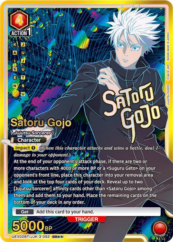 Satoru Gojo (052) (SR**) (UEX02BT/JJK-3-052) [UEX02BT: Jujutsu Kaisen Vol.2]