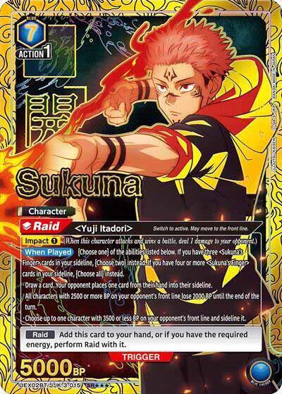 Sukuna (015) (SR***) (UEX02BT/JJK-3-015) [UEX02BT: Jujutsu Kaisen Vol.2]