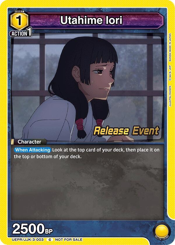 Utahime Iori (UEPR/JJK-3-003) [UEX02BT: Jujutsu Kaisen Vol.2 Release Event Cards]