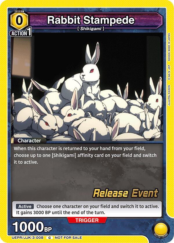 Rabbit Stampede (UEPR/JJK-3-008) [UEX02BT: Jujutsu Kaisen Vol.2 Release Event Cards]
