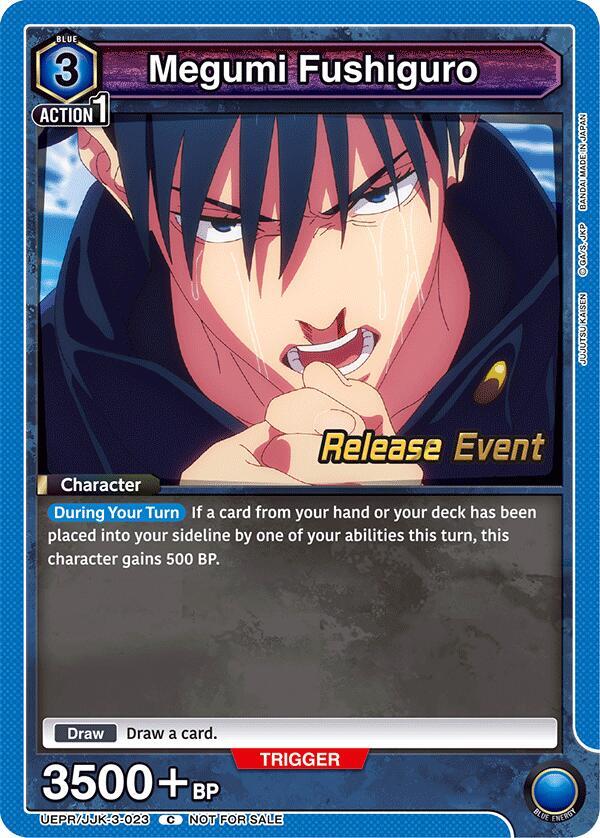 Megumi Fushiguro (023) (UEPR/JJK-3-023) [UEX02BT: Jujutsu Kaisen Vol.2 Release Event Cards]
