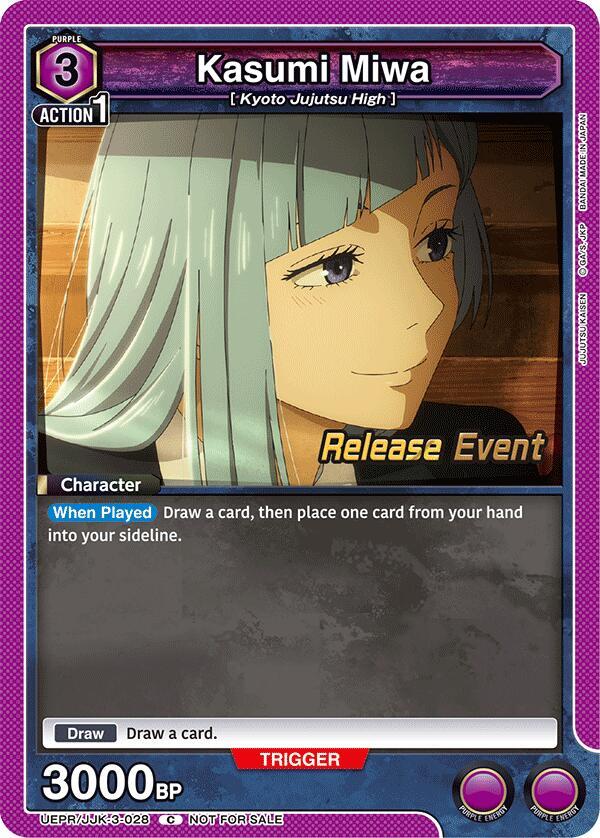 Kasumi Miwa (UEPR/JJK-3-028) [UEX02BT: Jujutsu Kaisen Vol.2 Release Event Cards]