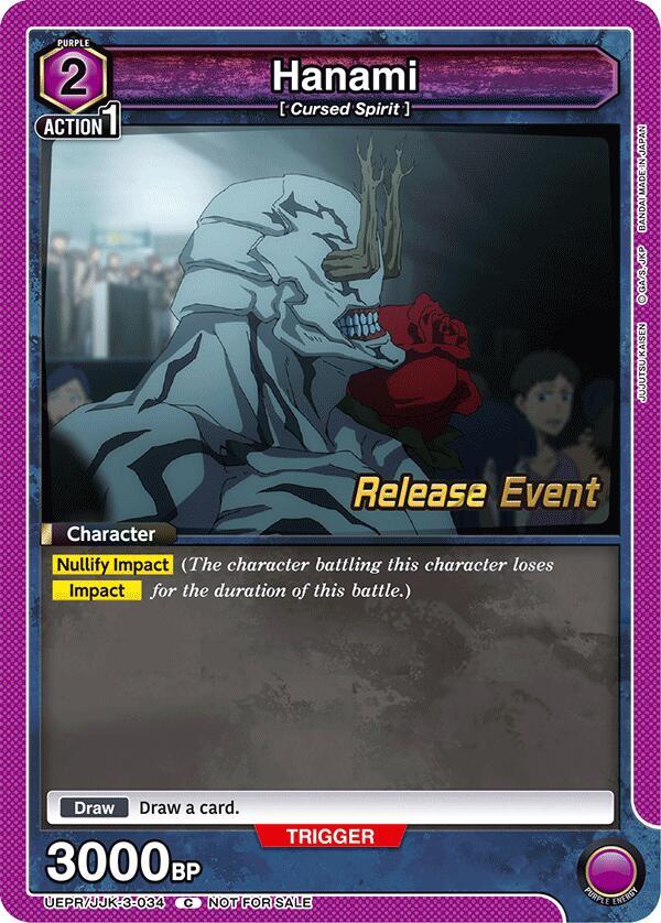 Hanami (034) (UEPR/JJK-3-034) [UEX02BT: Jujutsu Kaisen Vol.2 Release Event Cards]