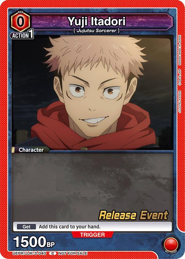 Yuji Itadori (3-040) (UEPR/JJK-3-040) [UEX02BT: Jujutsu Kaisen Vol.2 Release Event Cards]