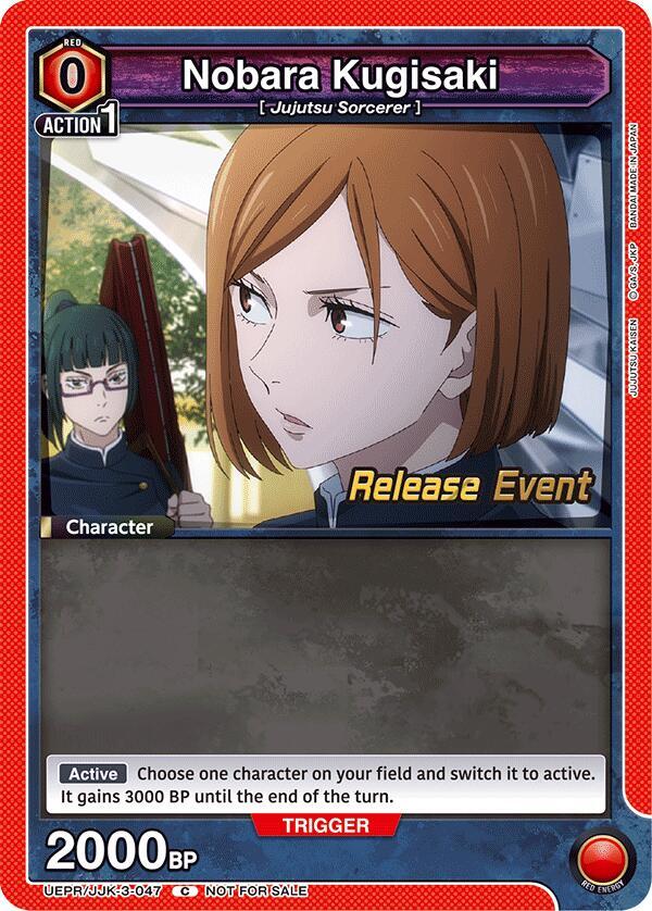 Nobara Kugisaki (047) (UEPR/JJK-3-047) [UEX02BT: Jujutsu Kaisen Vol.2 Release Event Cards]
