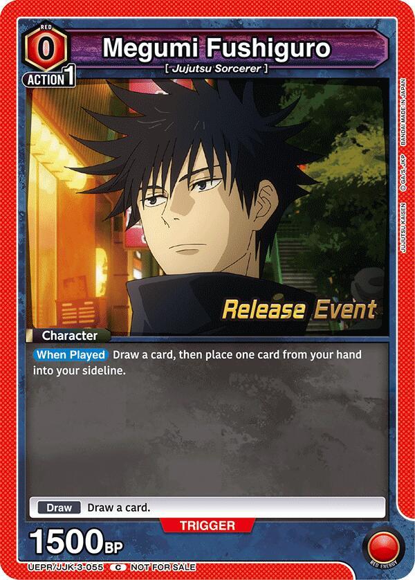 Megumi Fushiguro (055) (UEPR/JJK-3-055) [UEX02BT: Jujutsu Kaisen Vol.2 Release Event Cards]