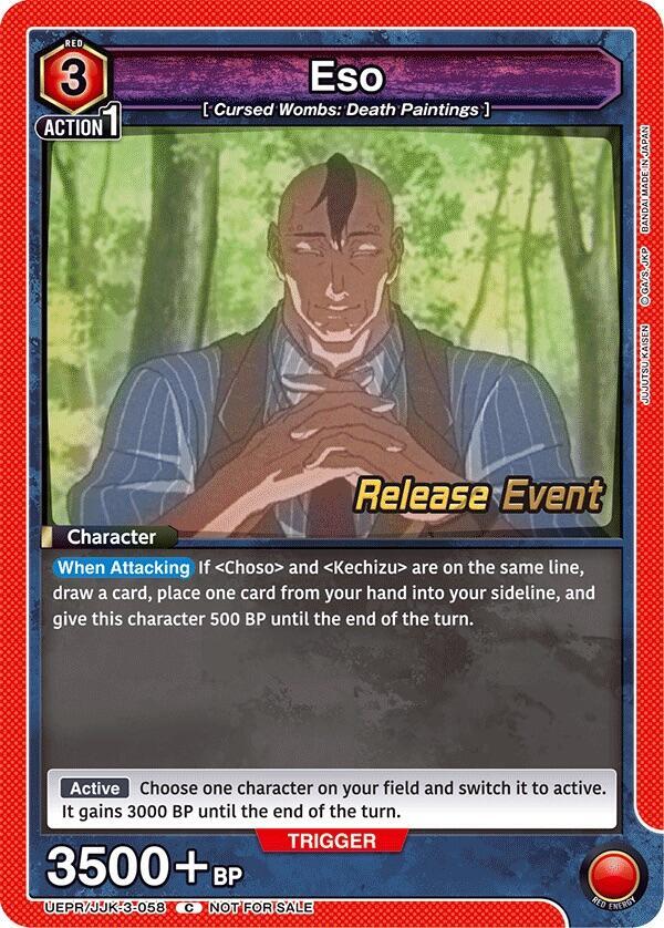 Eso (UEPR/JJK-3-058) [UEX02BT: Jujutsu Kaisen Vol.2 Release Event Cards]