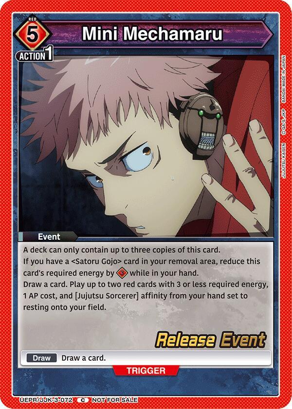 Mini Mechamaru (UEPR/JJK-3-072) [UEX02BT: Jujutsu Kaisen Vol.2 Release Event Cards]