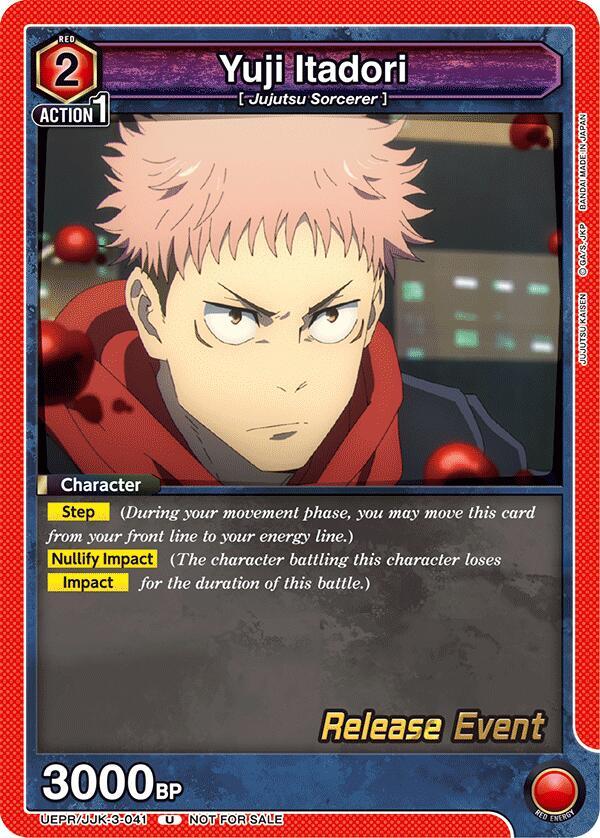 Yuji Itadori (041) (UEPR/JJK-3-041) [UEX02BT: Jujutsu Kaisen Vol.2 Release Event Cards]
