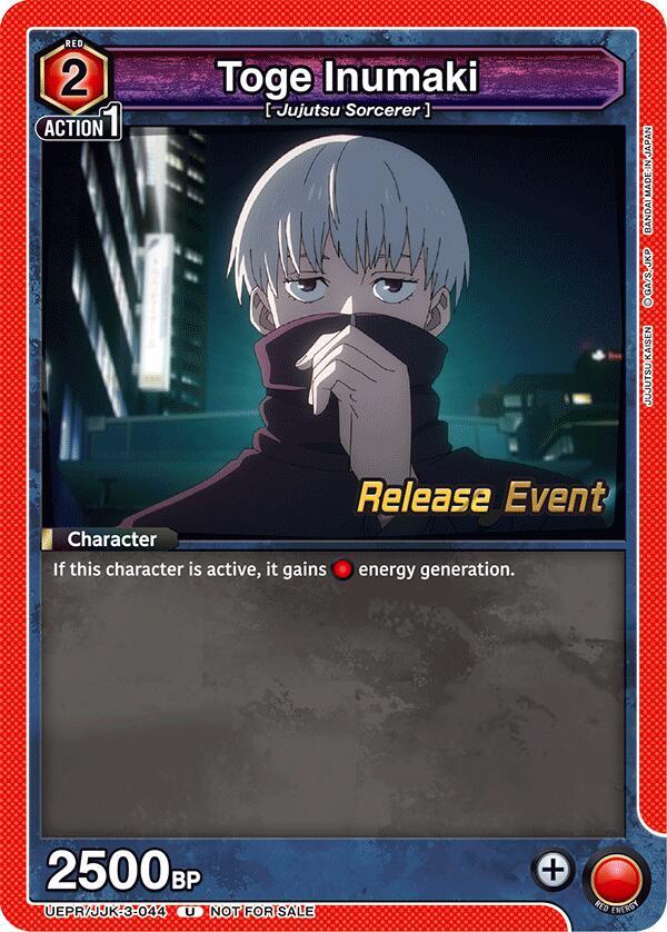 Toge Inumaki (044) (UEPR/JJK-3-044) [UEX02BT: Jujutsu Kaisen Vol.2 Release Event Cards]