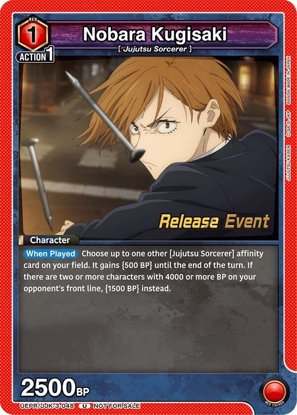Nobara Kugisaki (048) (UEPR/JJK-3-048) [UEX02BT: Jujutsu Kaisen Vol.2 Release Event Cards]