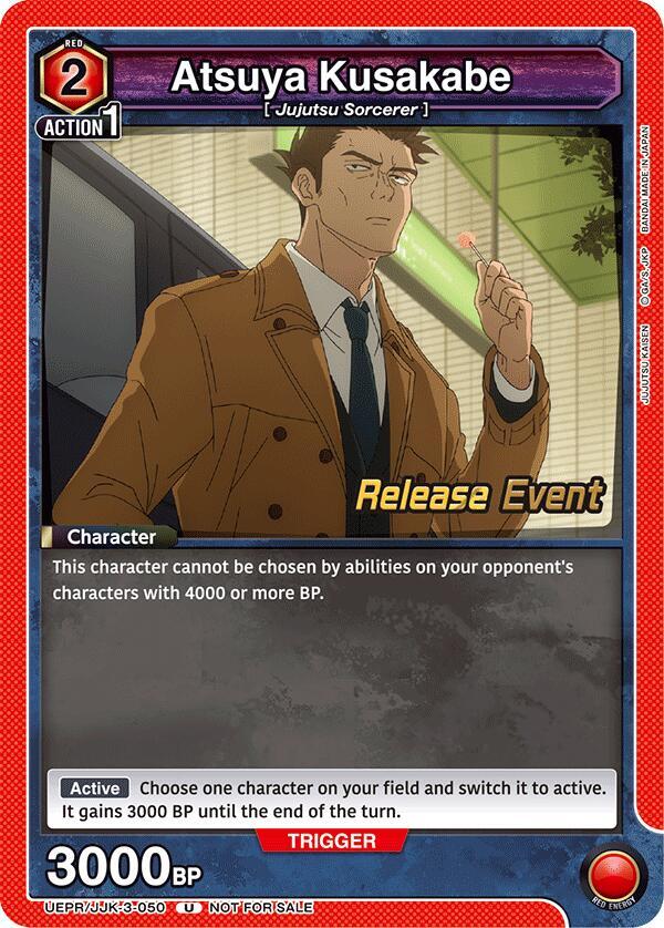 Atsuya Kusakabe (UEPR/JJK-3-050) [UEX02BT: Jujutsu Kaisen Vol.2 Release Event Cards]