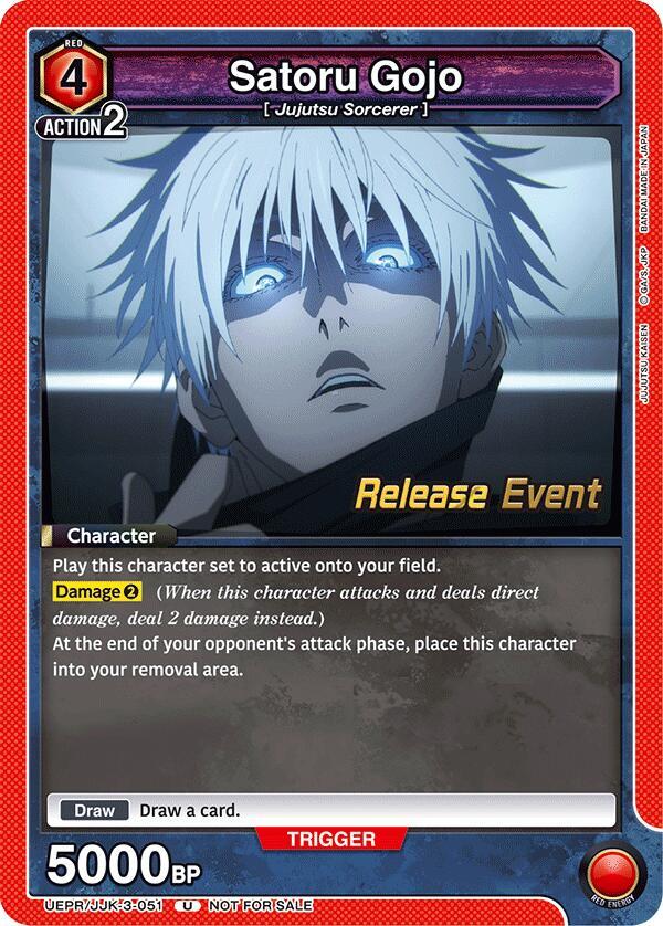 Satoru Gojo (051) (UEPR/JJK-3-051) [UEX02BT: Jujutsu Kaisen Vol.2 Release Event Cards]