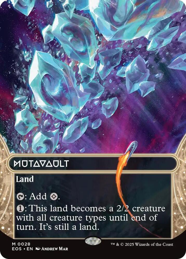 Mutavault (0028) (Borderless) [Edge of Eternities: Stellar Sights]