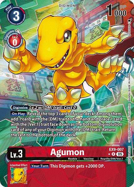 digimon card game agumon - Trading Shadowbox Digimon Card Game - AD01