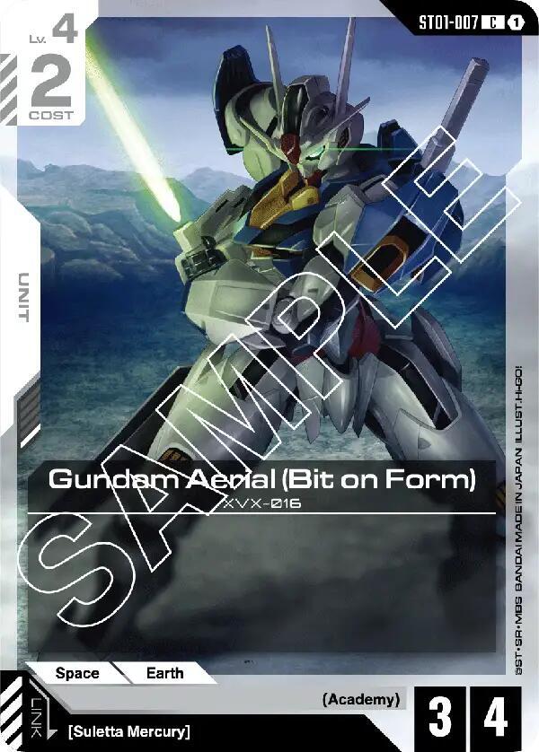 Gundam Aerial (Bit on Form) (ST01-007) [Starter Deck 01: Heroic Beginnings]