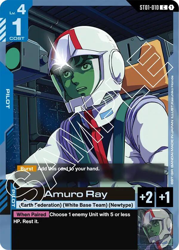 Amuro Ray (ST01-010) [Starter Deck 01: Heroic Beginnings]