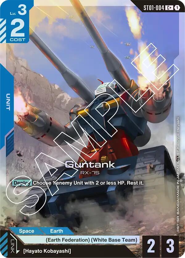 Guntank (C+) (ST01-004) [Starter Deck 01: Heroic Beginnings]
