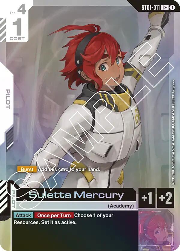 Suletta Mercury (C+) (ST01-011) [Starter Deck 01: Heroic Beginnings]