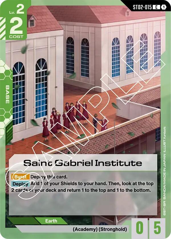 Saint Gabriel Institute (ST02-015) [Starter Deck 02: Wings of Advance]