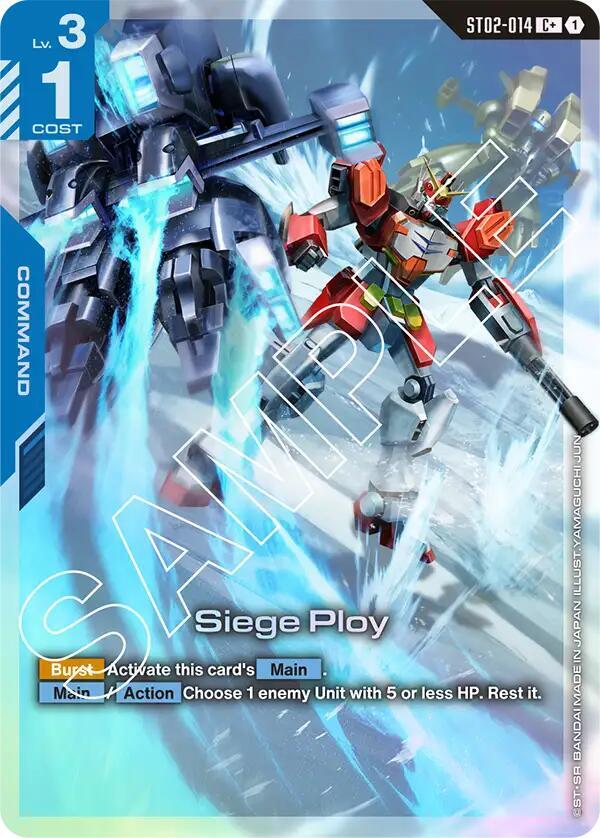 Siege Ploy (C+) (ST02-014) [Starter Deck 02: Wings of Advance]
