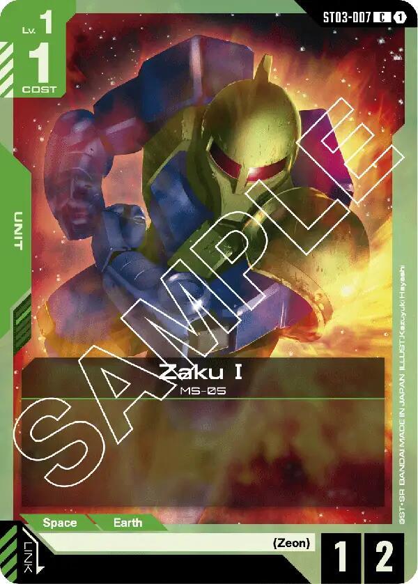 Zaku I (ST03-007) [Starter Deck 03: Zeon's Rush]