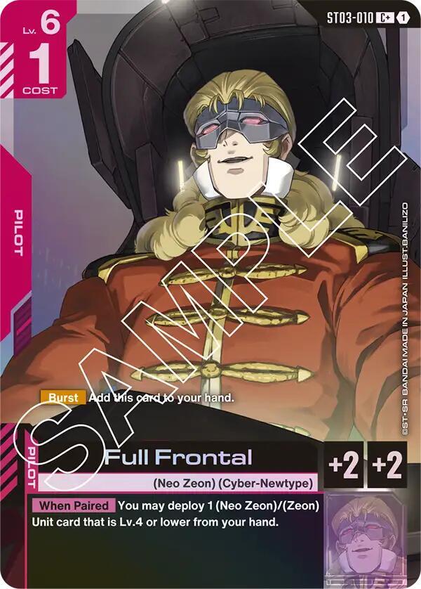 Full Frontal (C+) (ST03-010) [Starter Deck 03: Zeon's Rush]